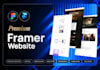 convert figma to framer and build a responsive website