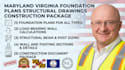 maryland virginia foundation plans structural drawings construction package