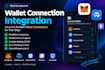 integrate web3 wallet connection metamask ,trustwallet , wallet connect