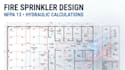 design fire sprinkler systems with nfpa 13 hydraulic calculation