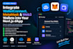 integrate walletconnect, metamask, web3 wallet connect in react nextjs dapp