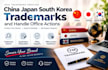 filetrademarks in china japan south korea and handle office actions