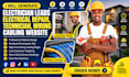 generate electrician leads electrical repair technician wiring website