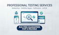 test your website and find bugs