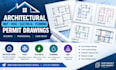 create architecture, mep, hvac, electrical, plumbing  permit drawings