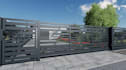 design sliding gate, cantilever gate, driveway gates and cad fabrication drawing