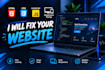 fix HTML CSS and responsive design issues