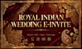 design luxury indian wedding invitation and e invite