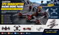 design custom fpv quadcopter racing  drone frame 3d mechanical product prototype