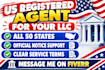 be your registered agent for your US llc in all 50 states