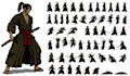pixel art animation retro pixel 2d game art character sprite sheet game asset