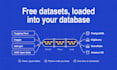 load hugging face and kaggle datasets into your database