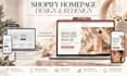 design a professional shopify homepage or redesign it