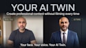 create a professional ai talking head video featuring your ai twin