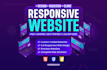 design and develop a custom responsive modern website