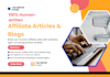 manually write amazon affiliate articles and blog posts