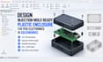 design injection mold ready plastic enclosure for pcb electronics in solidworks