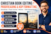 edit christian books, devotionals, manuscripts and proofread christian book
