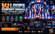do vj loops concert visuals led wall 3d animation resolume mapping stage mapping