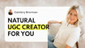 be your female ugc creator for authentic ugc videos
