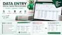 do accurate data entry and excel data processing