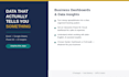 build a business dashboard or excel tracker with data insights
