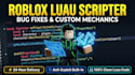 fix roblox script bugs and code custom luau game mechanics gui in roblox studio