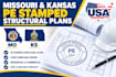 civil  structural engineering plans missouri and kansas