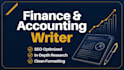 researched finance articles and accounting blogs