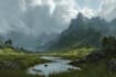 design detailed fantasy landscapes and environments