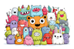draw cute kawaii doodles stickers illustration design