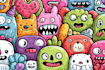 create cute doodles, illustration, sticker design