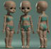 sculpt3d static figurine,bjd doll,keyjoint,socket mechanisms,human poses,3dprint