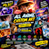 draw custom anime art, anime character, and digital art