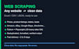 scrape any website and deliver clean excel or CSV data