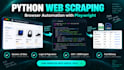 do python web scraping and browser automation with playwright