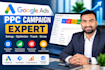 create and optimize google ads PPC campaigns