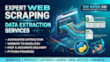 python web scraping or data extraction