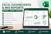 create professional excel dashboards and mis reports