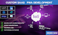 build a custom full stack saas web application and pwa