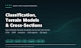 provide lidar point cloud classification, terrain models and cross sections