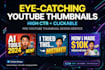 design eye catchy clickable viral youtube thumbnail design