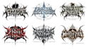 design technical death metal, progressive death and djent logo