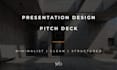 design a clean architecture pitch deck and presentation