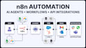 build n8n automation workflows, ai agents and API integrations