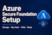 setup azure storage and private container