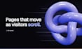 design a 3d animated website with interactive scroll and motion effects