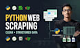 build a custom python web scraper for data extraction
