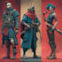 design fantasy and cyberpunk character
