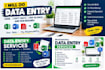 do data entry, excel, copy paste, PDF to excel , web research